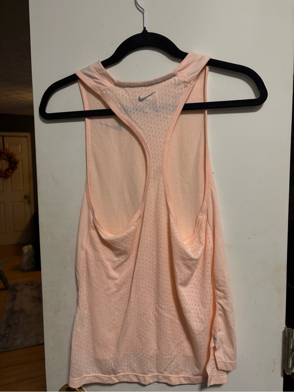 Nike Pale Pink Women's Athletic Tank Top - Picture 3 of 5